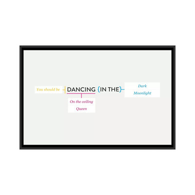 «Dancing» par Stephen Wildish, reproduction d'art sur toile tendue