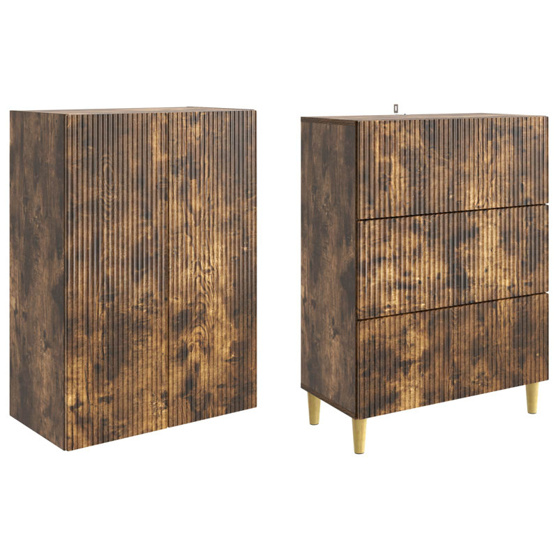 Storage Cabinet, Smoked Oak