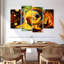 «Abstract Lady», reproduction d'art sur toile-691380836