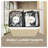 HOMCOM Double Laundry Basket with Lid, Bamboo Hamper with Removable Liners and Rope Handles, Natural