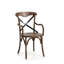Stanhope Cross Back Armchair in Brown