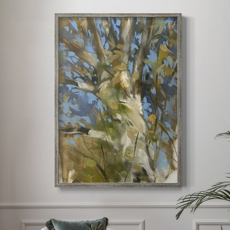 Chêne, reproduction encadrée - bois massif, H 15 po x l 12 po