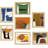 " Multicolor Colorful Mid-Century Grunge Paint Stroke Abstract Geometric " 7 - Pieces-92573591-99535722
