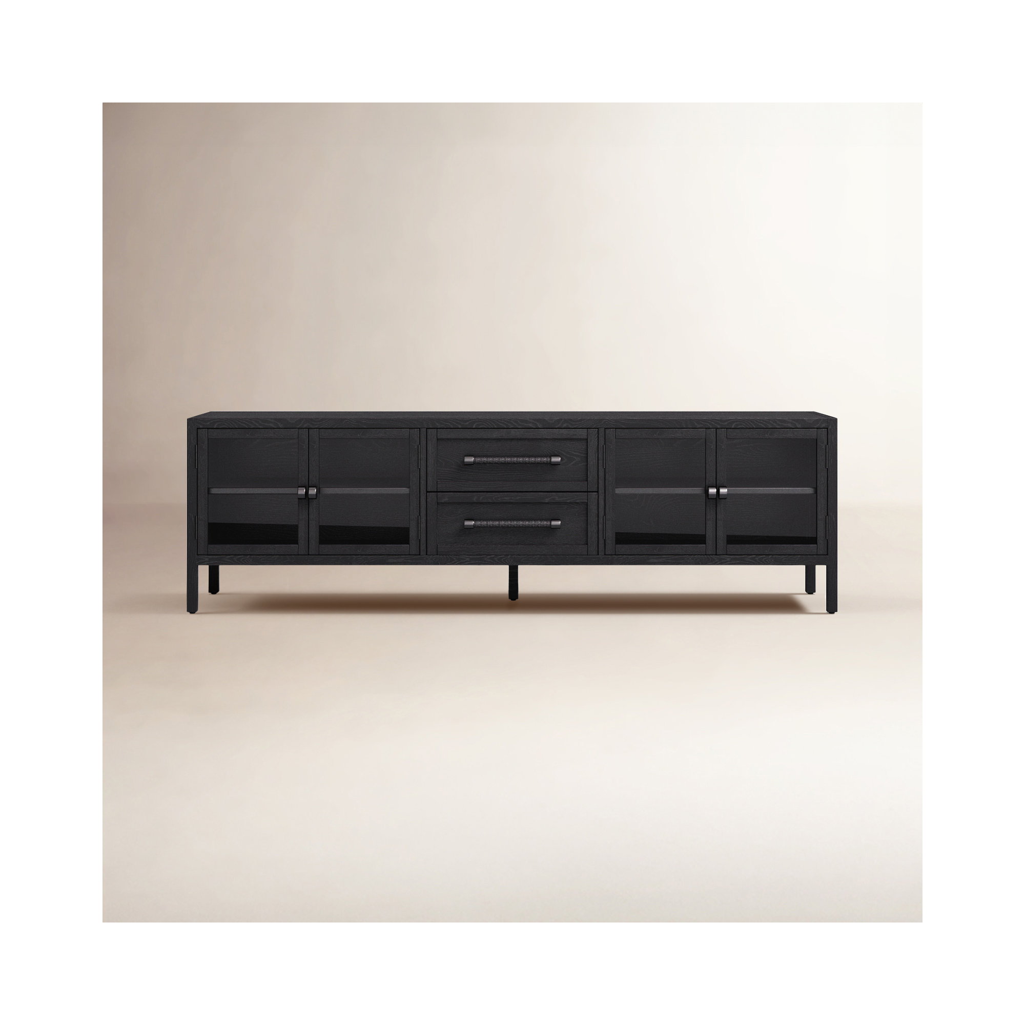 Nelina 84' Media Console, Black