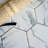 Natural 12.01 in. x 10.44 in. Hexagon Polished Marble Mosaic Tile