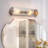 2-Light Fluted Glass Wall Mounted Sconce