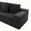 104.3*68.9"Modular sectional sofa seat,Upholstered compressed couch for living room,Bedroom,Apartment,No assembly required,2PC free combination,Plush corduroy fabric