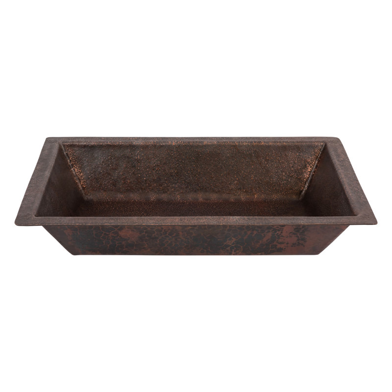 Terra Firma 22'' L Bathroom Sink, Dark Brown