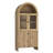 Natural Wood Grain Tech-Inspired MDF Dome Cabinet - A Smart Combination Of Snack Storage And LED Lighting.-1522789078