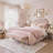 Atascadero Washable Area Rug, Boho Floral Soft Rugs for Living Room, Non Slip Low Pile Carpet for Bedroom, Dining Room, Nursery, Hallway, Pink-1266844854-1265280486