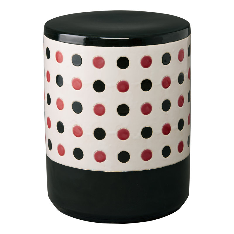 Tabouret de jardin pois dot Eckhart
