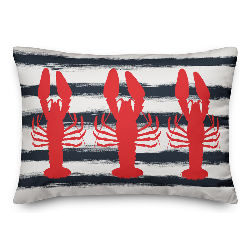  Coussin Nautical Lobster, Pas de bourre