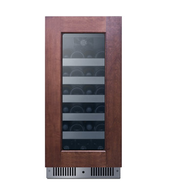 Summit Appliance 15" Wide Built-In Panel Ready Wine Cellar (Panel Not Included)