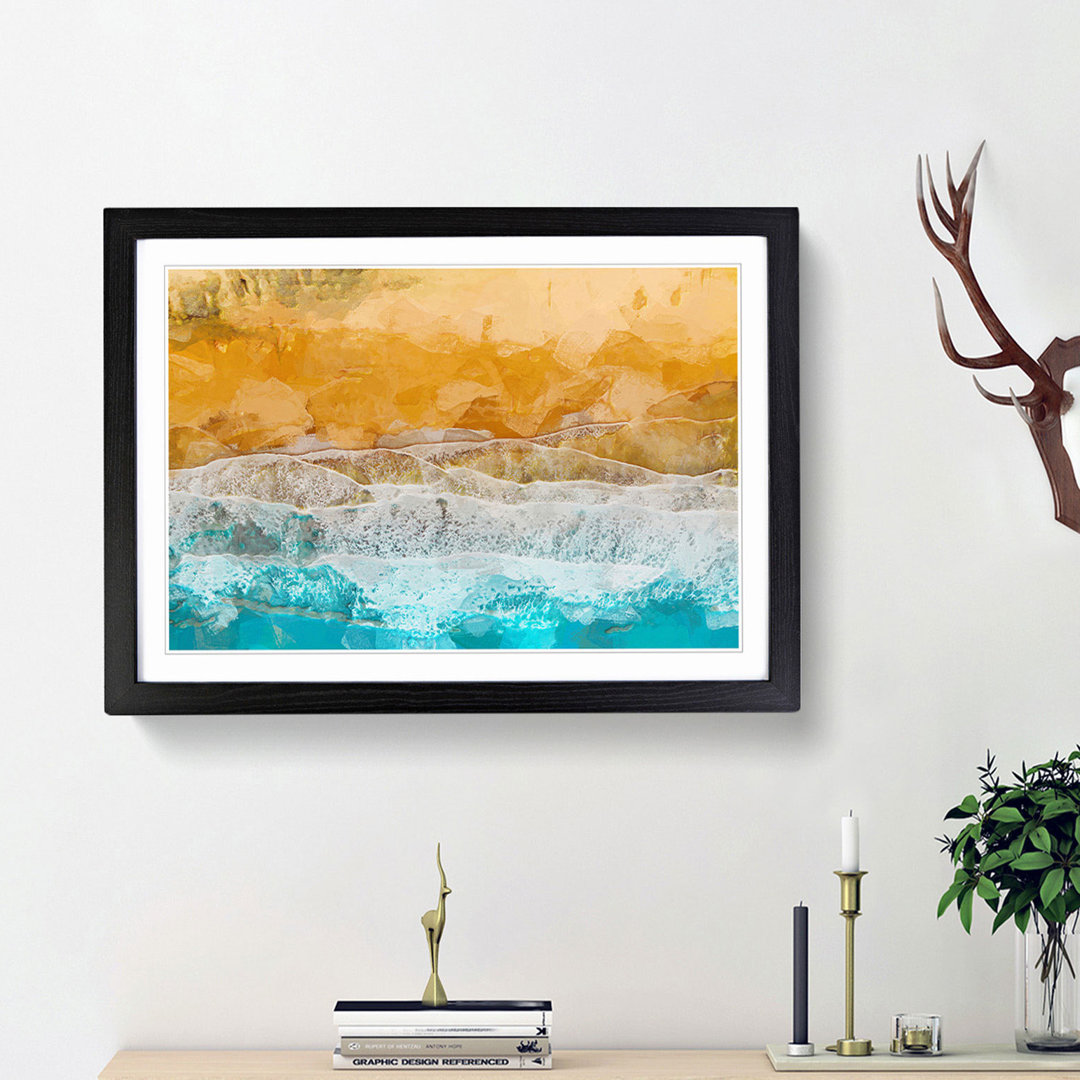 Beach in the Canary Islands Spain in Abstract - Picture Frame Photograph Print