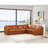 Leather L-Shaped Sectional