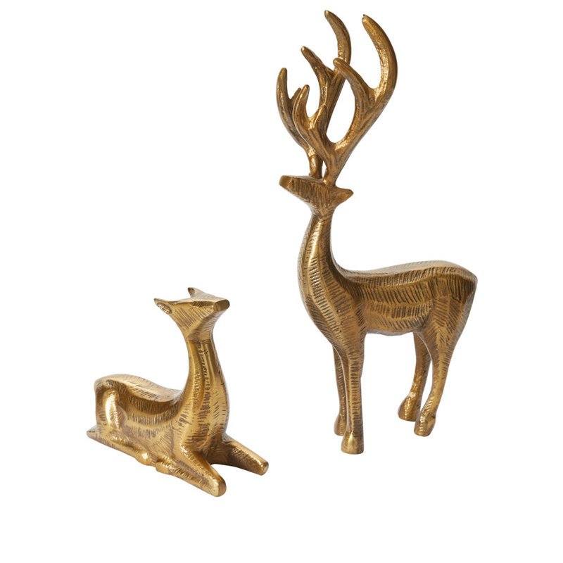Figurine de renne Prancer 8 po x 2,5 po x 7 po