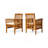 ACACIA DINING CHAIR,2PCS With 2 Cushions-1952155351