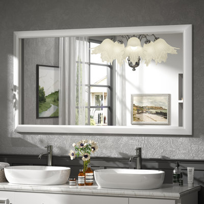 Amara Tempered Glass Mounted Wall Mirror