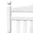 Balcony Porch Adult Rocking Chair - White Solid Wood, Relaxing Wide Seat & Armrest, Slatted Back Rest, Easy Assembly Included, 280Lbs Capacity Hardwood, Cozy Stable Simple Required, Weight Support-2087872051
