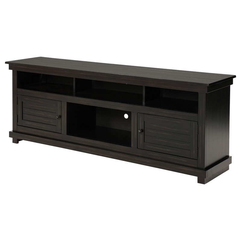 Thurston 70-inch TV Stand Media Console Java, Black, 70"