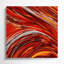 «Geometric Abstraction 5», art mural sur toile rouge-1738981913