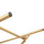 2 supports à plantes pliables en métal doré, stable et polyvalent pour l'intérieur et l'extérieur