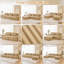 Canapé modulaire de 153 po en U modulaire de 153 po avec tissu en velours côtelé, siège profond, 2 sièges, passepoil perlé, sans assemblage, base coulissante, canapé modulaire 4 de couleur chameau, avec revêtement, 2 sièges amovibles-133252752