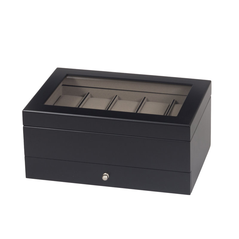 Wood Watch Box + Drawers