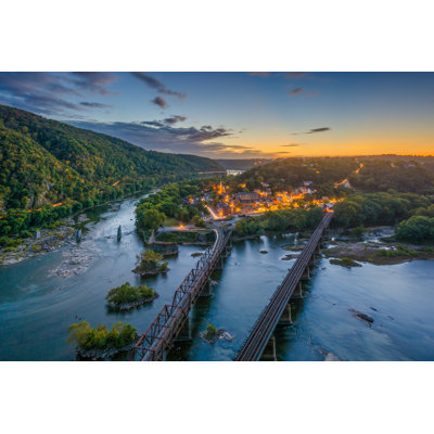 Harpers Ferry, West Virginia - Photographie sur toile tendue