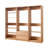 Dee Walk In Closet Modular Freestanding Storage 9 Shelf 2 Drawer Brown-111734990
