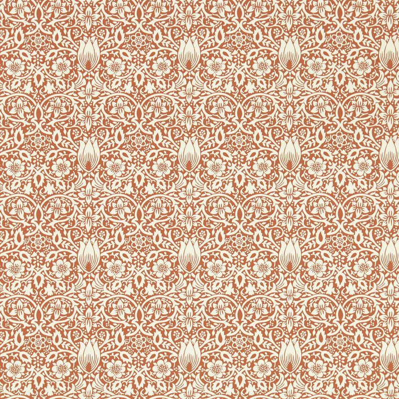 Borage 10.05m x 52cm Matte Wallpaper Roll, Red