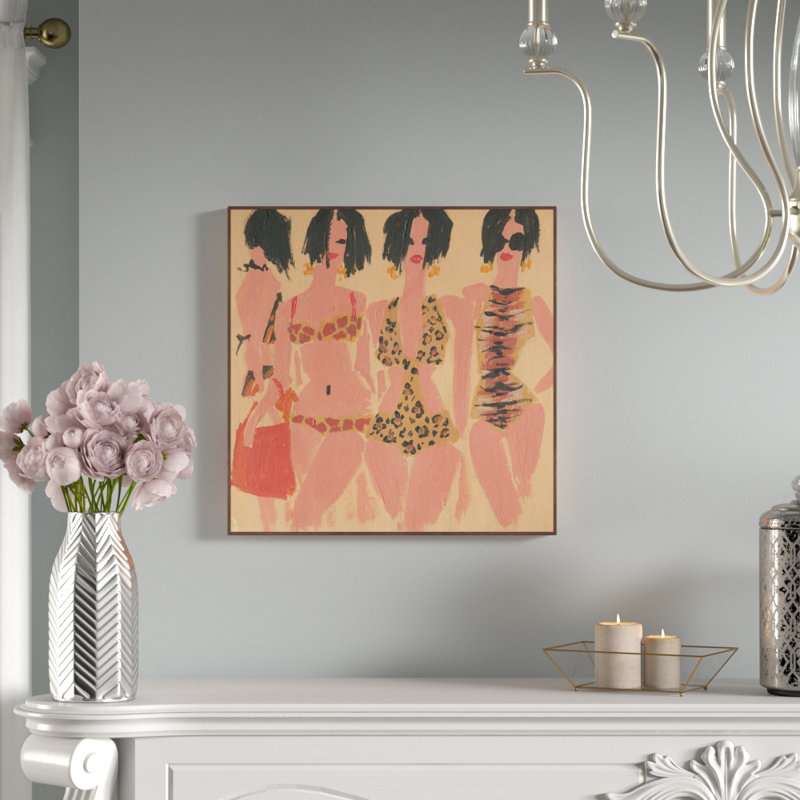 « animal print », reproduction d’art sur toile encadrée, H 24 po x l 24 po