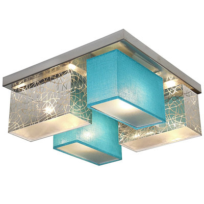 Pascoe Fabric Semi Flush Mount