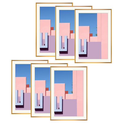 Drennon Metal Picture Frame Set with Mat
