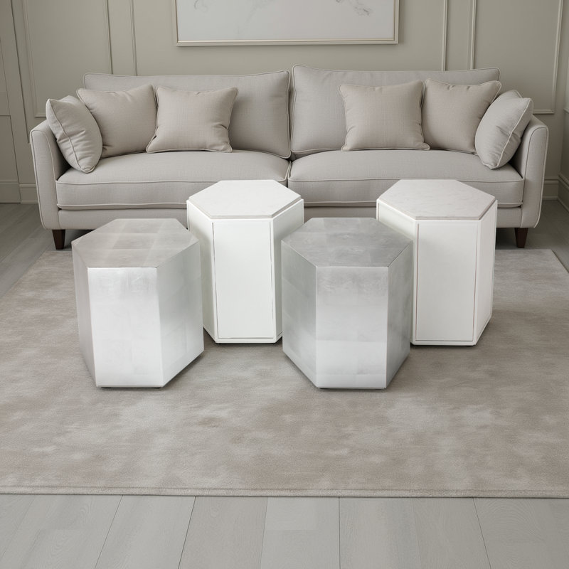 End Table, White