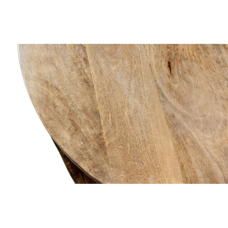 Ensemble de 2 tables de salon Jenna au fini naturel bord de mer sur bois massif