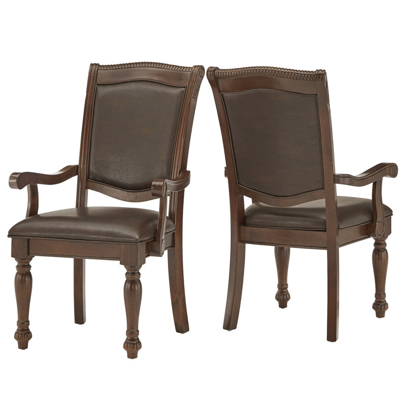 Chaise avec accoudoirs rembourrée Asal