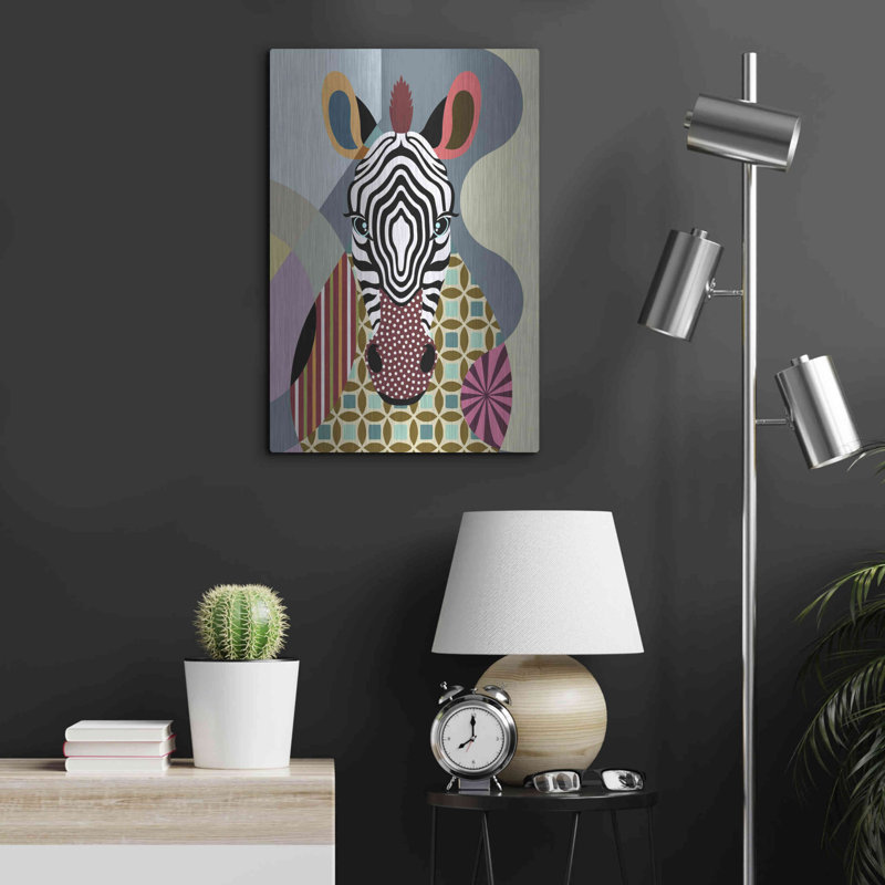 «Spectrum Zebra» par Lanre Adefioyue, H 24 po x l 16 po