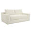 Canapé-lit 56 po convertible en mousse viscoélastique compacte - Velours côtelé, aucun assemblage requis-133258987