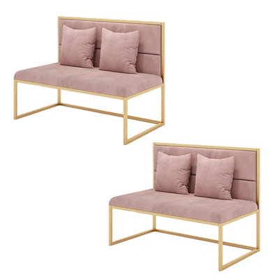 Banc rembourré en mélange de polyester