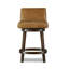 Upholstered Stool with Solid Wood Frame-185793925