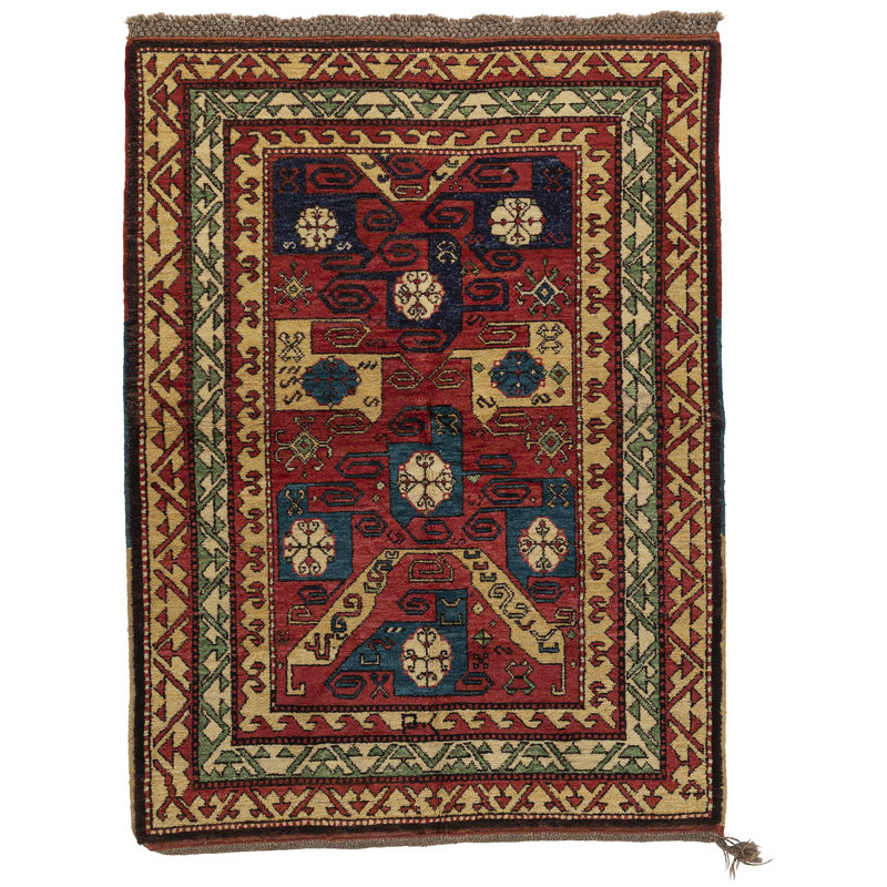 Pinwheel One-of-a-Kind 5' X 6' Hand Knotted Area Rug