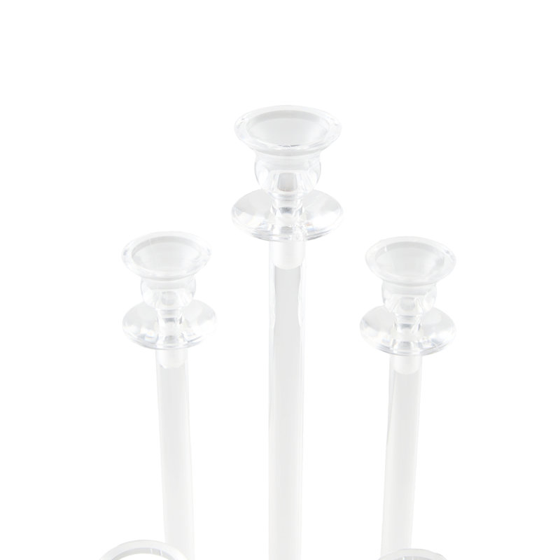 Acrylic Candelabra, 66cm H x 22cm W x 22cm D