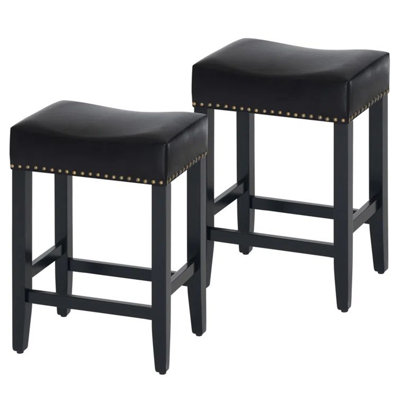 Rakestraw 25.75" Counter Stool with Wood Frame