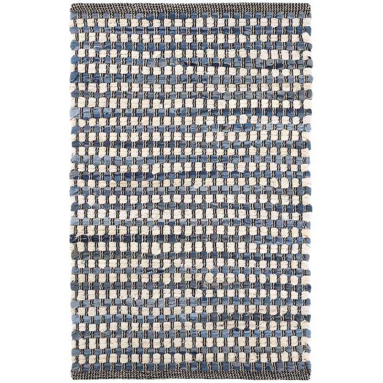 Black and White Striped Outdoor Rug Front Porch Rug 35.4'' x 59'' Front  Door Mat Cotton Hand-Woven Reversible Mats for Outdoor,Entryway,Laundry