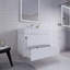 Ensemble de meuble-lavabo mural simple 35 po Babajide-1637767460