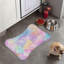 Tapis d'alimentation en forme d'aquarelle