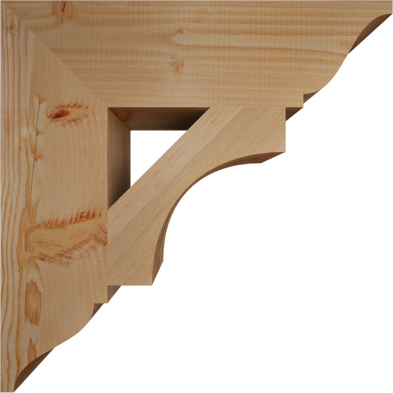 Support traditionnel Westlake, Lisse, H 22 po x l 5,5 po x P 22 po, Douglas