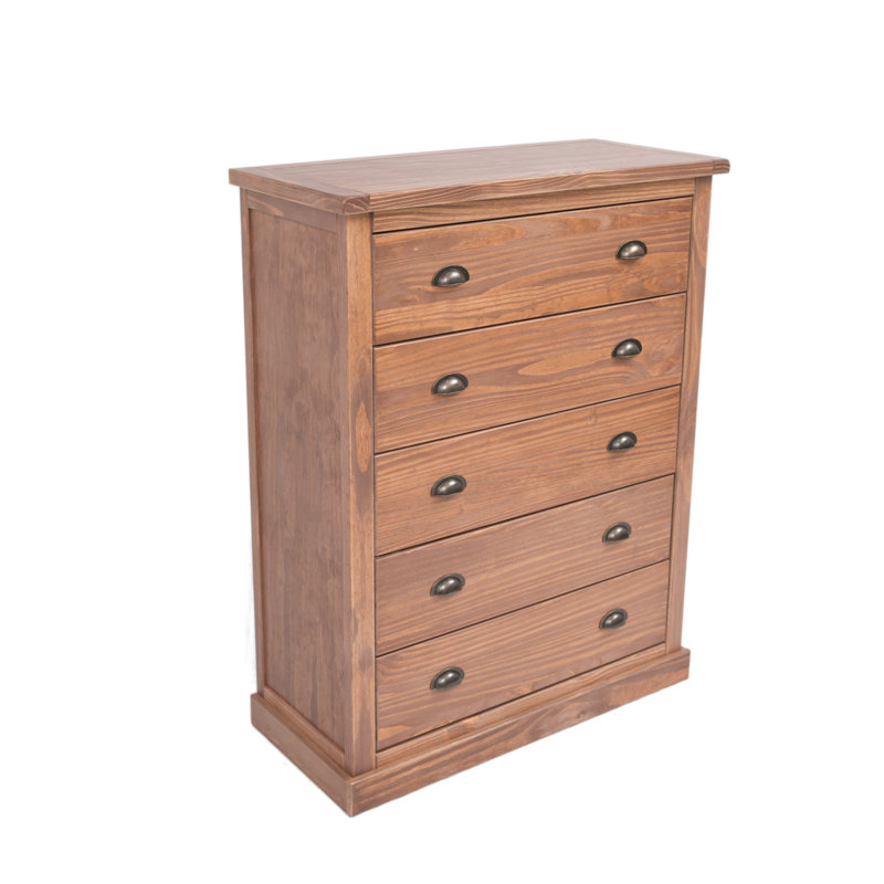 Myhre 90cm W 5 - Drawer Chest of Drawers