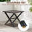 Patio Side Table, Weather Resistant Outdoor Square Coffee Table